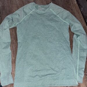 Figs under scrub compression Green Long Sleeve Top